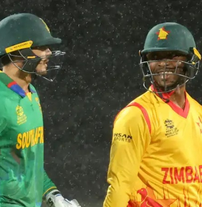 தென்னாப்பிரிக்காவுக்கு 154 ரன்கள் இலக்கு நிர்ணயித்த ஜிம்பாப்வே!