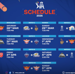 ஐபிஎல் 2026: முதல் 20 போட்டிகளுக்கான அதிகாரப்பூர்வ அட்டவணை வெளியீடு!