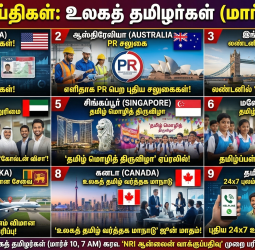 உலகத் தமிழர்களுக்கான டாப் 10 செய்திகள் (மார்ச் 10)