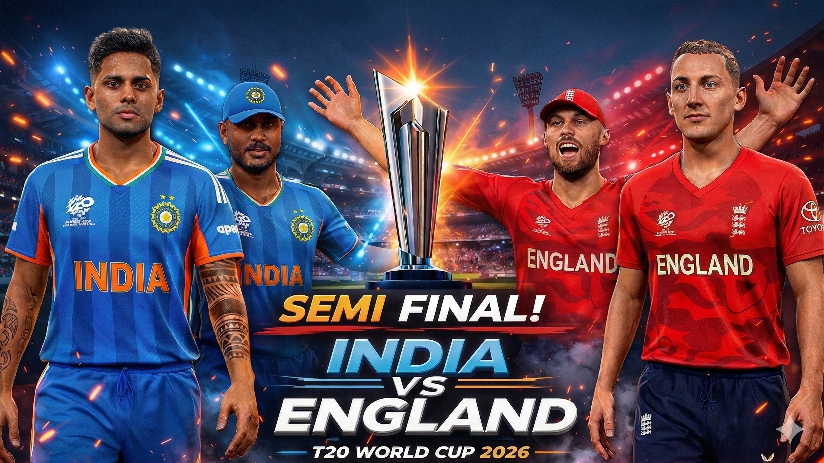 டி20 உலகக்கோப்பை: இங்கிலாந்தை வீழ்த்தி இந்தியா இறுதிப்போட்டிக்கு முன்னேற்றம்!