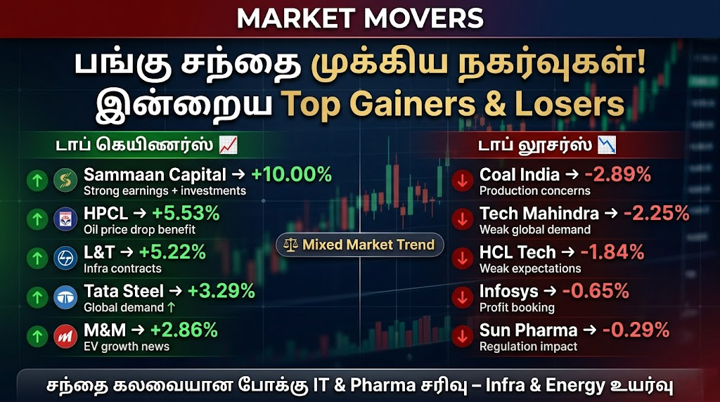 பங்குச்சந்தையில் காளைகளின் ஆதிக்கம்: 1100 புள்ளிகள் உயர்ந்த சென்செக்ஸ்! லாபத்தில் வங்கி பங்குகள்!