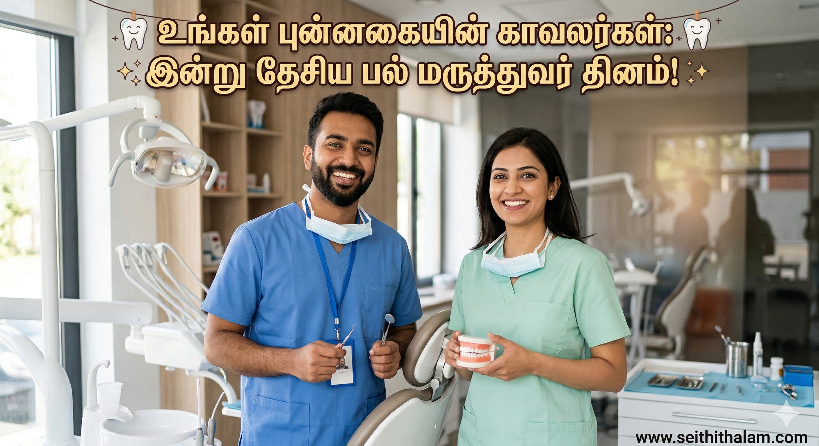 தேசிய பல் மருத்துவர் தினம் - மார்ச் 6