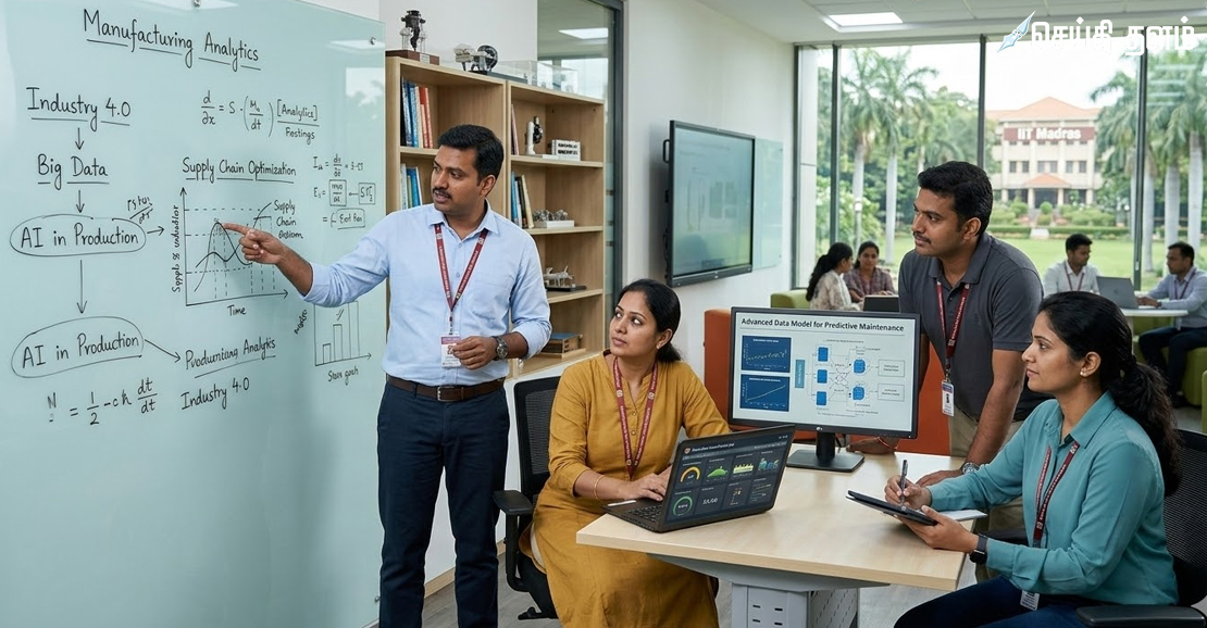 ஐஐடி: பணிபுரியும் நிபுணர்களுக்காக 'மேனுஃபேக்ச்சரிங் அனலிட்டிக்ஸ்'!