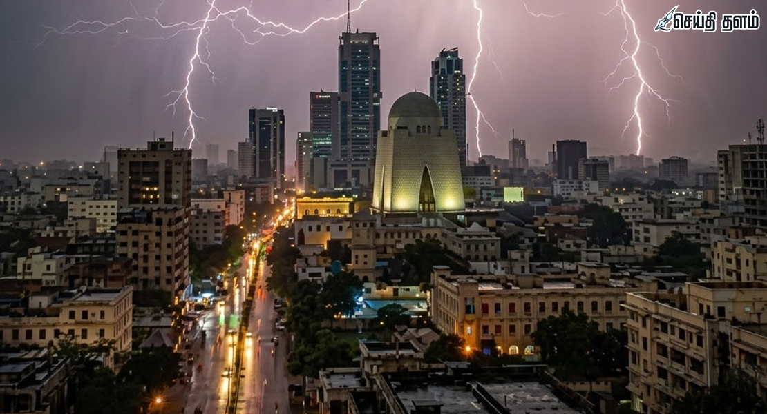 கராச்சியில் இடி, மின்னலுடன் கனமழை: 16 பேர் பலி