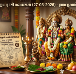 இன்றைய ராசிபலன்: மார்ச் 27, 2026 - ராம நவமி சிறப்பு பலன்கள்!