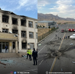 அஜர்பைஜான் மீது ட்ரோன் தாக்குதல்: நக்ஷிவன் விமான நிலையம் மற்றும் பள்ளிக்கூடம் பாதிப்பு!