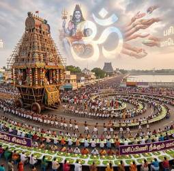 திருவாரூர் ஆழித்தேர் பெருவிழா: மாபெரும் அன்னதானம்