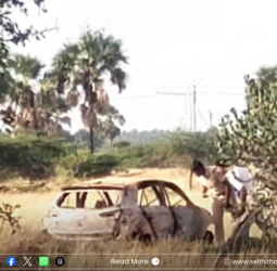 நெல்லை அருகே பரபரப்பு: காட்டுப்பகுதியில் எரிந்த காரில் 4 சடலங்கள் - கொலையா? விபத்தா?