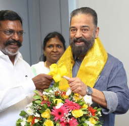 மநீம தேர்தலில் போட்டியிட வேண்டும்: முதல்வருக்கு விசிக கோரிக்கை