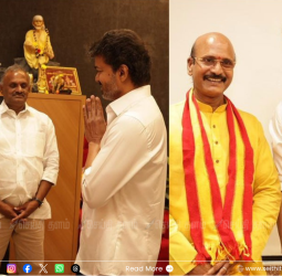 காங்கிரஸிலிருந்து சஸ்பெண்ட்: ஆதரவாளர்களுடன் விஜய் முன்னிலையில் தவெகவில் இணைந்தார் டி.செல்வம்!