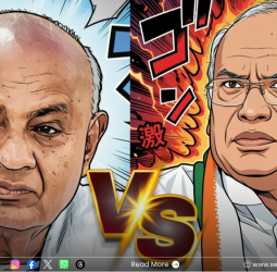 “அரசியல் திருமணம்.. விவாகரத்து!” - கார்கே மற்றும் தேவகவுடா இடையே வெடித்த வார்த்தைப் போர்!