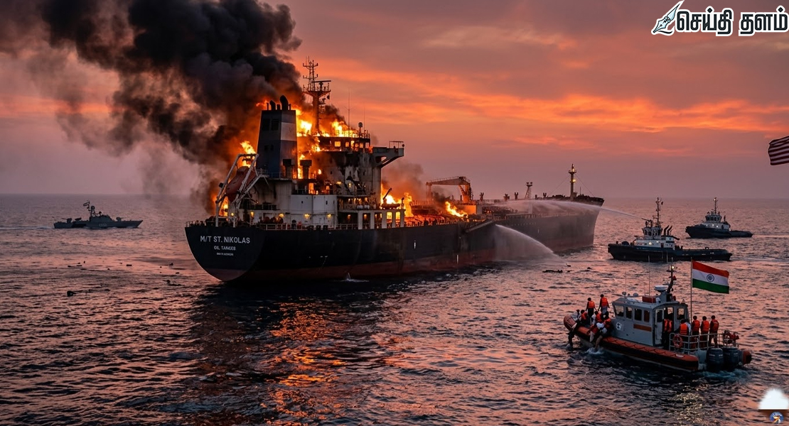 அமெரிக்க எண்ணெய் கப்பல் மீது ஈரான் தாக்குதல்: இந்தியர் பலி