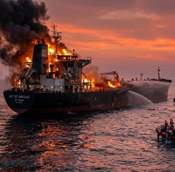 அமெரிக்க எண்ணெய் கப்பல் மீது ஈரான் தாக்குதல்: இந்தியர் பலி