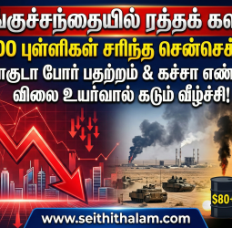 இன்றைய பங்குச்சந்தை நிலவரம்: சென்செக்ஸ், நிஃப்டி கடும் சரிவு!