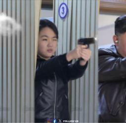 வாரிசுக்கு ராணுவப் பயிற்சி: மகளுடன் துப்பாக்கிச் சுடும் பயிற்சியில் ஈடுபட்ட கிம் ஜாங் உன்!