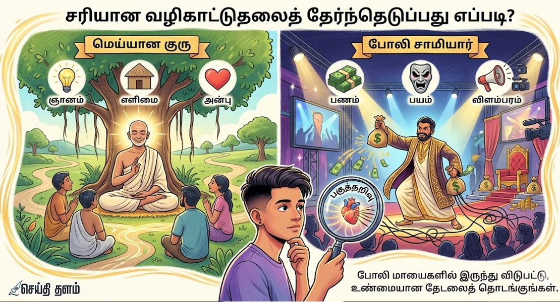 ஆன்மிக குருவின் தேவை: சரியான வழிகாட்டுதலைத் தேர்ந்தெடுப்பது எப்படி?