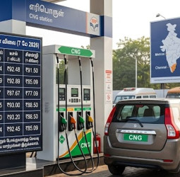இன்றைய பெட்ரோல், டீசல், CNG விலை நிலவரம் (7 மே 2026): உங்கள் ஊரில் விலை ஏறியதா?