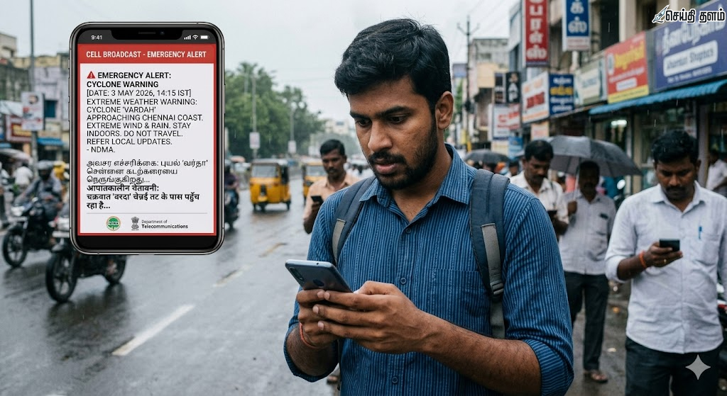 இந்தியா முழுவதும் புதிய மொபைல் பேரிடர் எச்சரிக்கை அமைப்பு அறிமுகம்!