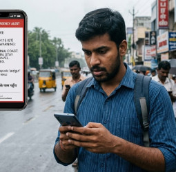 இந்தியா முழுவதும் புதிய மொபைல் பேரிடர் எச்சரிக்கை அமைப்பு அறிமுகம்!