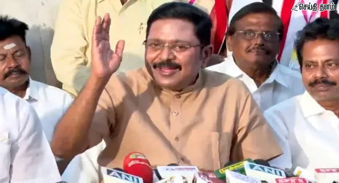 "திடீர் பிரஸ் மீட்!" முதல்வர் விஜய்யை கடுமையாக விளாசிய டி.டி.வி தினகரன் - பின்னணி என்ன?