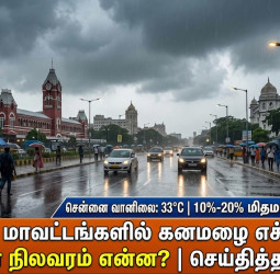உஷார்! இன்று 7 மாவட்டங்களில் வெளுத்து வாங்கப்போகும் கோடை மழை: சென்னை நிலவரம் என்ன?