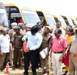 திருச்சியில் 1000-க்கும் மேற்பட்ட பள்ளி வாகனங்கள் அதிரடி ஆய்வு!