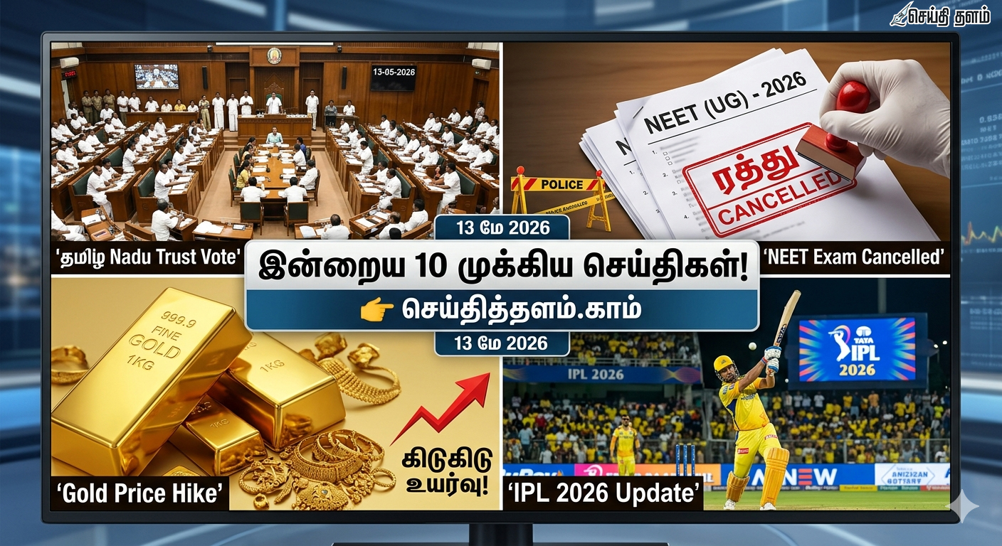 நம்பிக்கை வாக்கெடுப்பு! நீட் தேர்வு ரத்து! தங்கம் விலை அதிரடி உயர்வு!