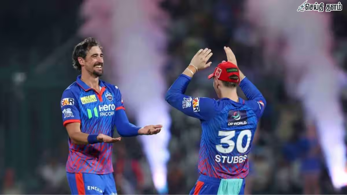 டெல்லியின் த்ரில் வெற்றி! ராஜஸ்தானை வீழ்த்தி ஆட்டநாயகனானார் ஸ்டார்க்