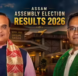 அசாம் தேர்தல் 2026: ஹாட்ரிக் வெற்றியை நோக்கி ஹிமந்த பிஸ்வா சர்மா! பாஜாக கூட்டணி அதிரடி!