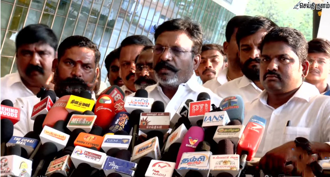 தவெக அரசுக்கு ஆதரவு ஏன்? முதல்வர் பதவியை நிராகரித்தது உண்மையா? - திருமாவளவன்.