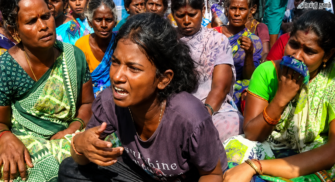 நள்ளிரவில் குடும்பத்தினர் கண்முன் செங்கல் சூளை மேஸ்திரி கொடூரக் கொலை!