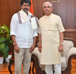 தமிழகத்தின் புதிய முதல்வர் விஜய்! நாளை பதவியேற்பு: ஆதரவுக்கடிதம் வழங்கினார்!