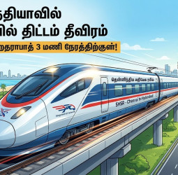 தென்னிந்தியாவில் முதல் புல்லட் ரயில்: சென்னை to ஹைதராபாத் இனி வெறும் 3 மணி நேரம்!