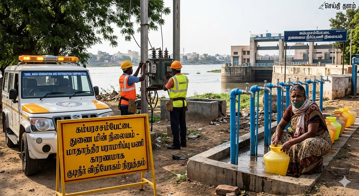திருச்சி நாளை (மே 13) குடிநீர் விநியோகம் கிடையாது - முக்கிய பகுதிகள் பட்டியல்!