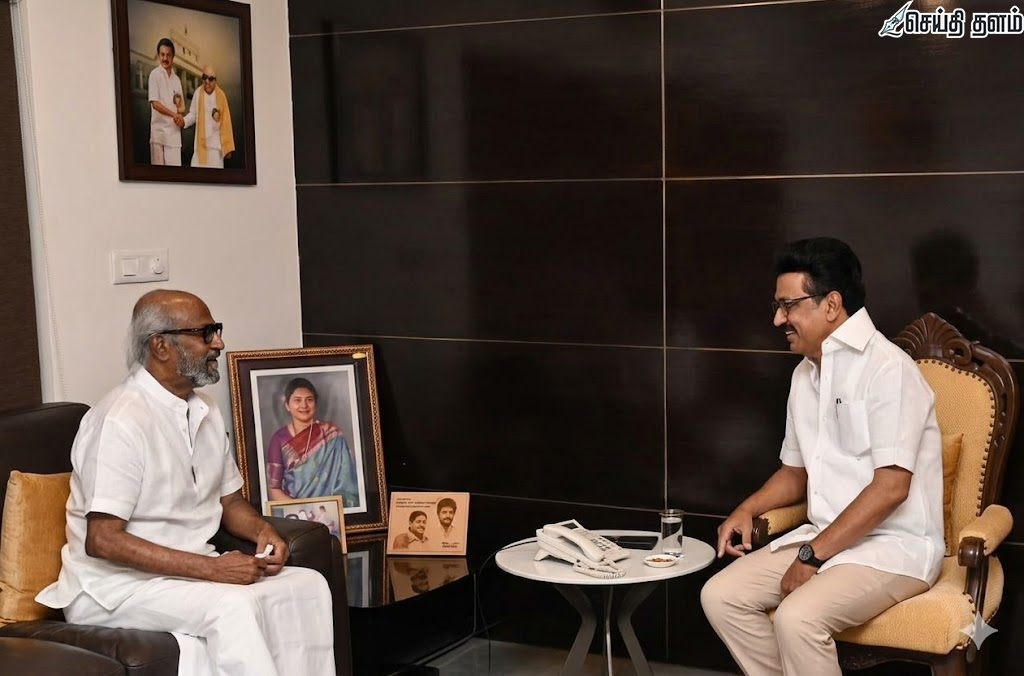 ஸ்டாலினை சந்தித்த ரஜினி: "இக்கட்டான சூழலிலும் உறுதுணையாக இருப்பேன்"