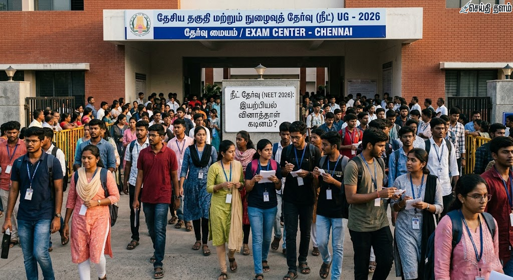 நீட் 2026: திணறடித்த இயற்பியல் வினாக்கள்! 22 லட்சம் மாணவர்கள் எழுதிய தேர்வு நிலவரம்.