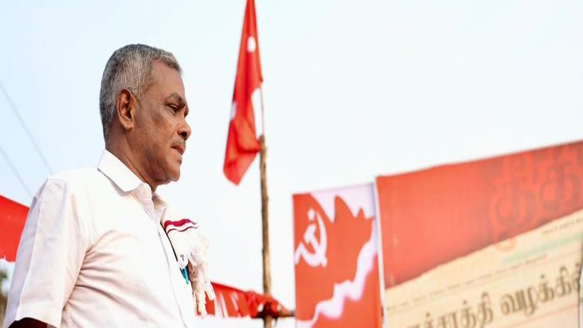 "5 நிமிடத்தில் அதிசயம் செய்தவர் தாராபுரத்திற்கு 2 முறை செல்வது ஏன்?" - முதல்வர் விஜய்யை கடுமையாக விமர்சித்த சிபிஐ(எம்) பெ.சண்முகம்!