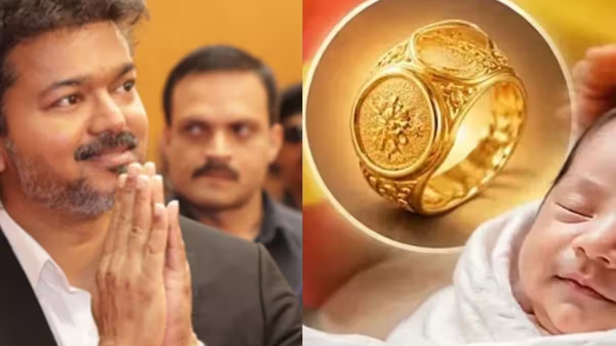 மதுரையில் 'தாய்மாமன் தங்க மோதிரத் திட்டம்' பிரம்மாண்ட தொடக்கம்: அரசு மருத்துவமனையில் பிறந்த குழந்தைகளுக்கு தங்க மோதிரம் அணிவித்தார் முதல்வர் விஜய்!